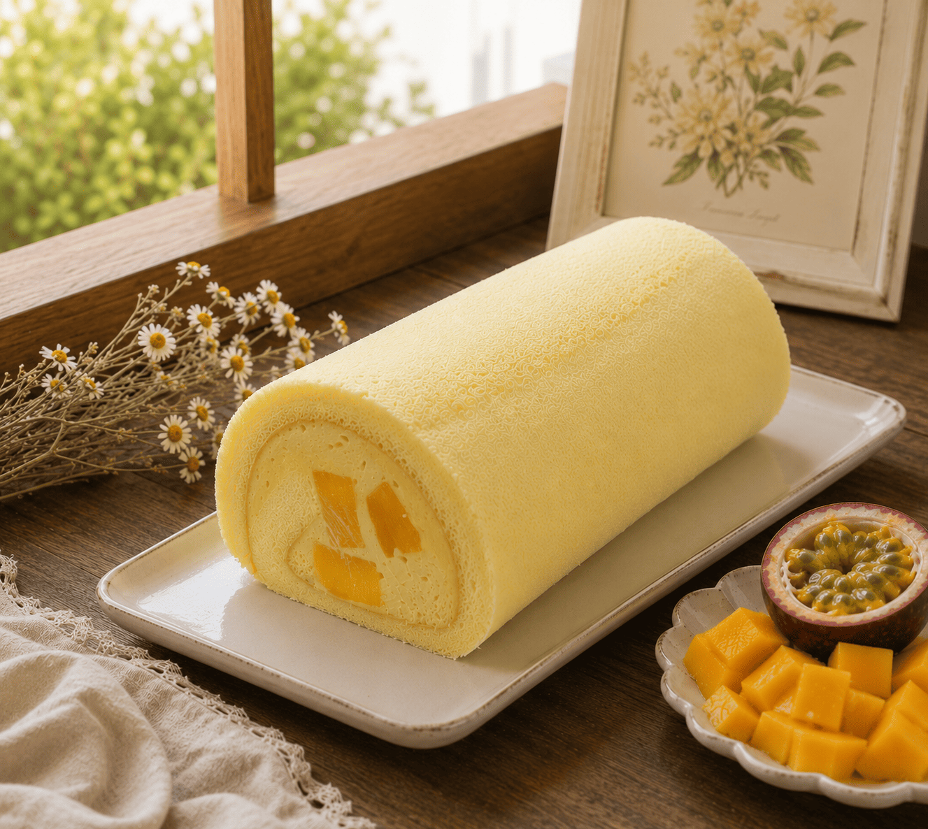 夏季限定—愛文芒果蛋糕捲系列